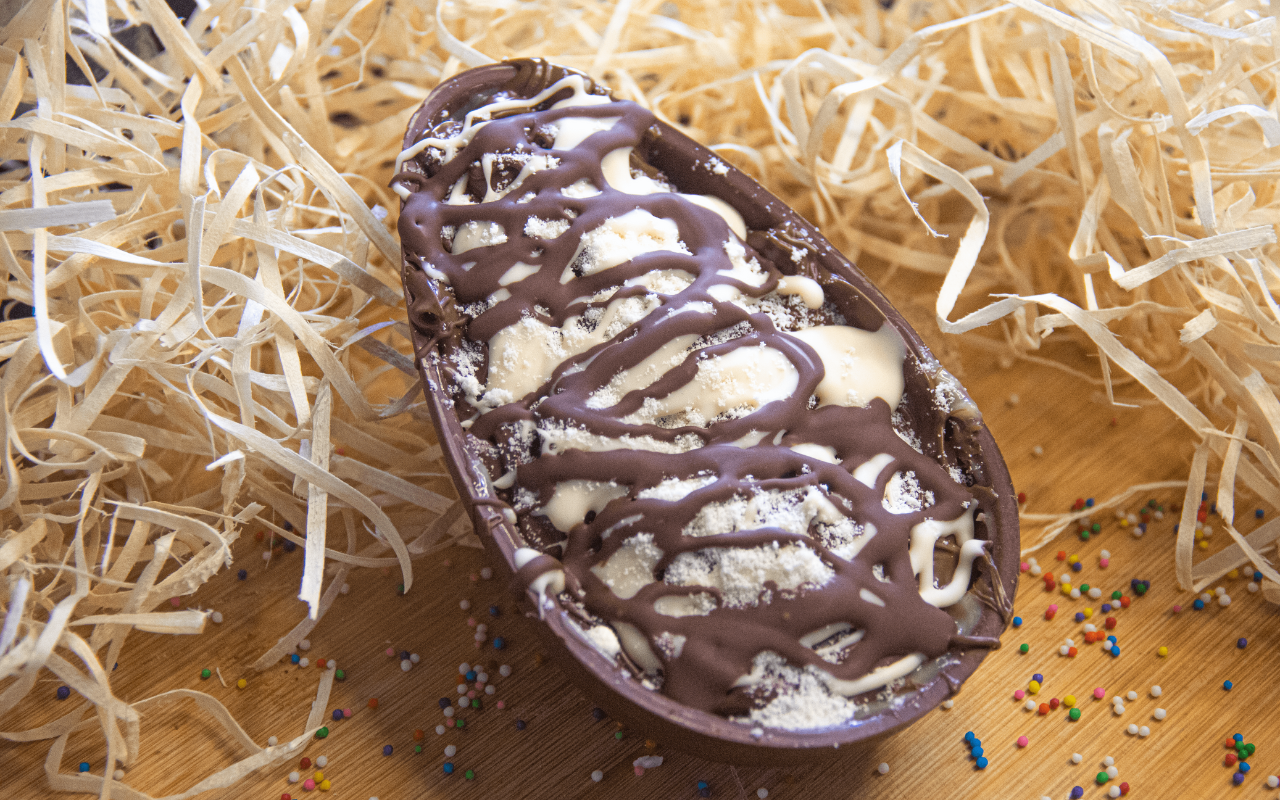 Ovo de Colher Trufado de Maracujá com Nutella