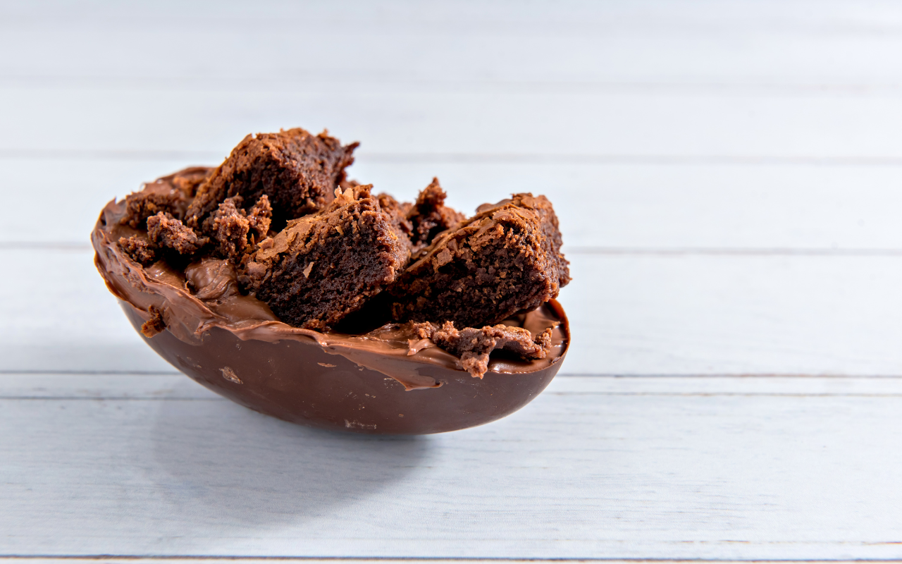 Ovo de Páscoa de Brownie
