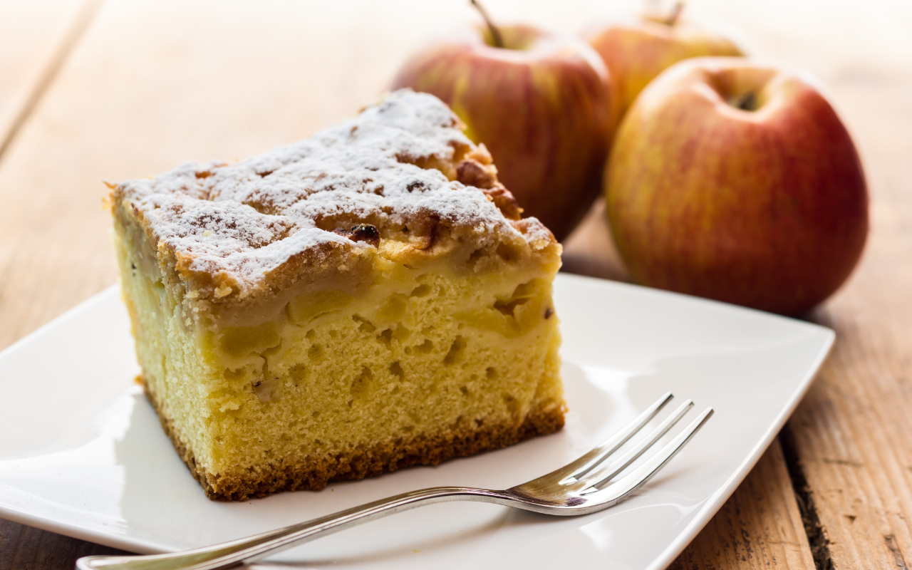 bolo de maça