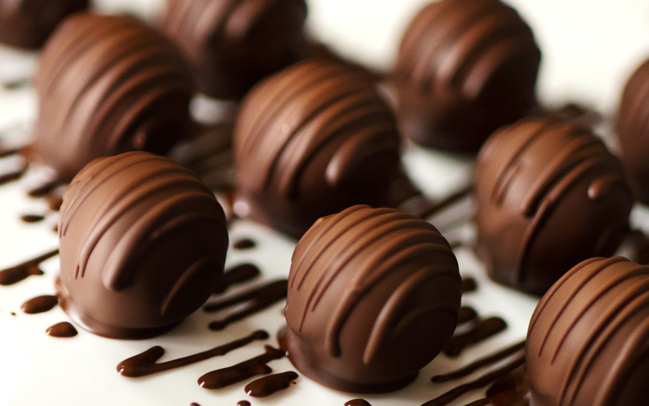 trufa de chocolate